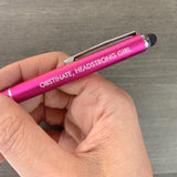 obstinate headstrong girl pen by the carbon crusader