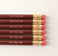 Oh hell no BACON BROWN ( 6 pencil set )