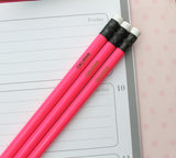 OKURR pencils in hot pink ( 3 pencil set )