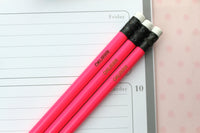 OKURR pencils in hot pink ( 3 pencil set )