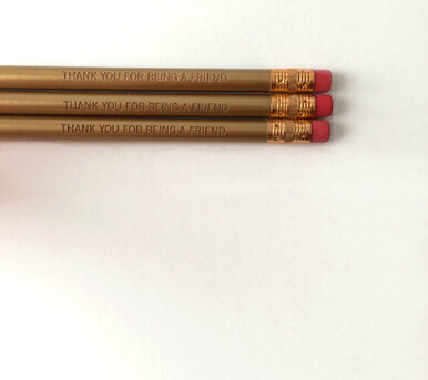 Thank you for being a friend ( 3 pencil set )